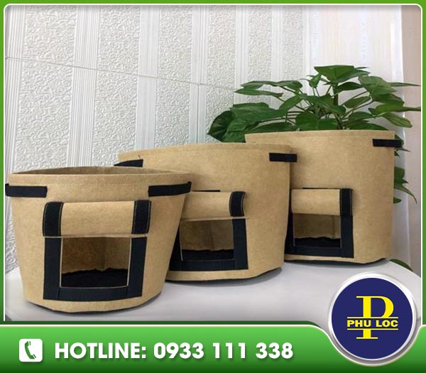 Túi vải không dệt trồng cây	